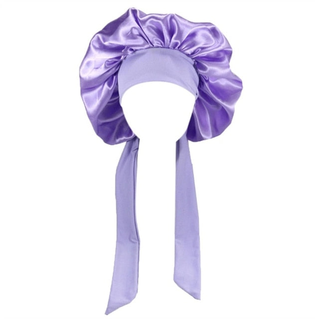 Women Satin Sleeping / Shower Cap - fydaskepas