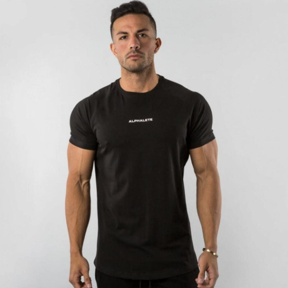 Men Fitted Gym T-Shirt - fydaskepas