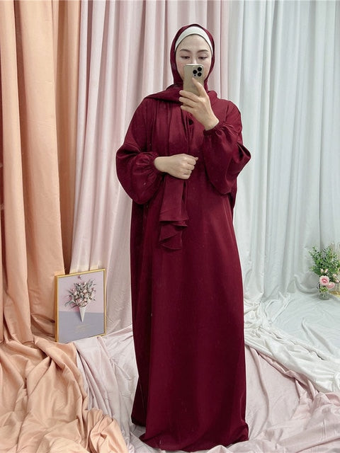 Hooded Abaya Long Dresses Women - fydaskepas