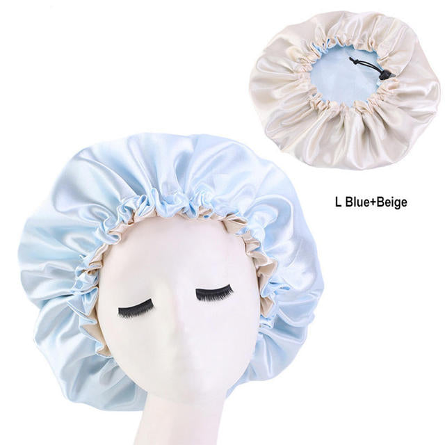 Women Satin Sleeping / Shower Cap - fydaskepas