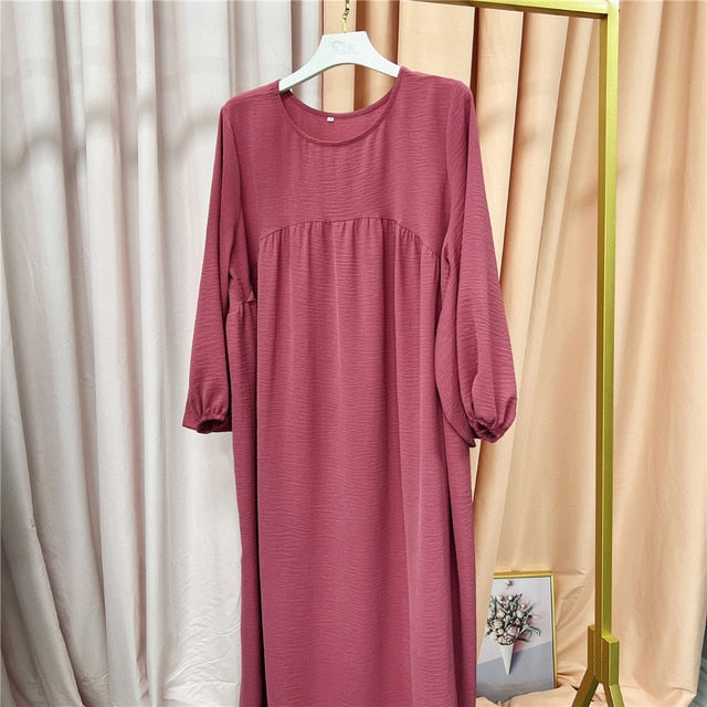 Solid Color Abayas for Women - fydaskepas