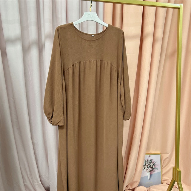 Solid Color Abayas for Women - fydaskepas