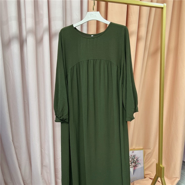 Solid Color Abayas for Women - fydaskepas