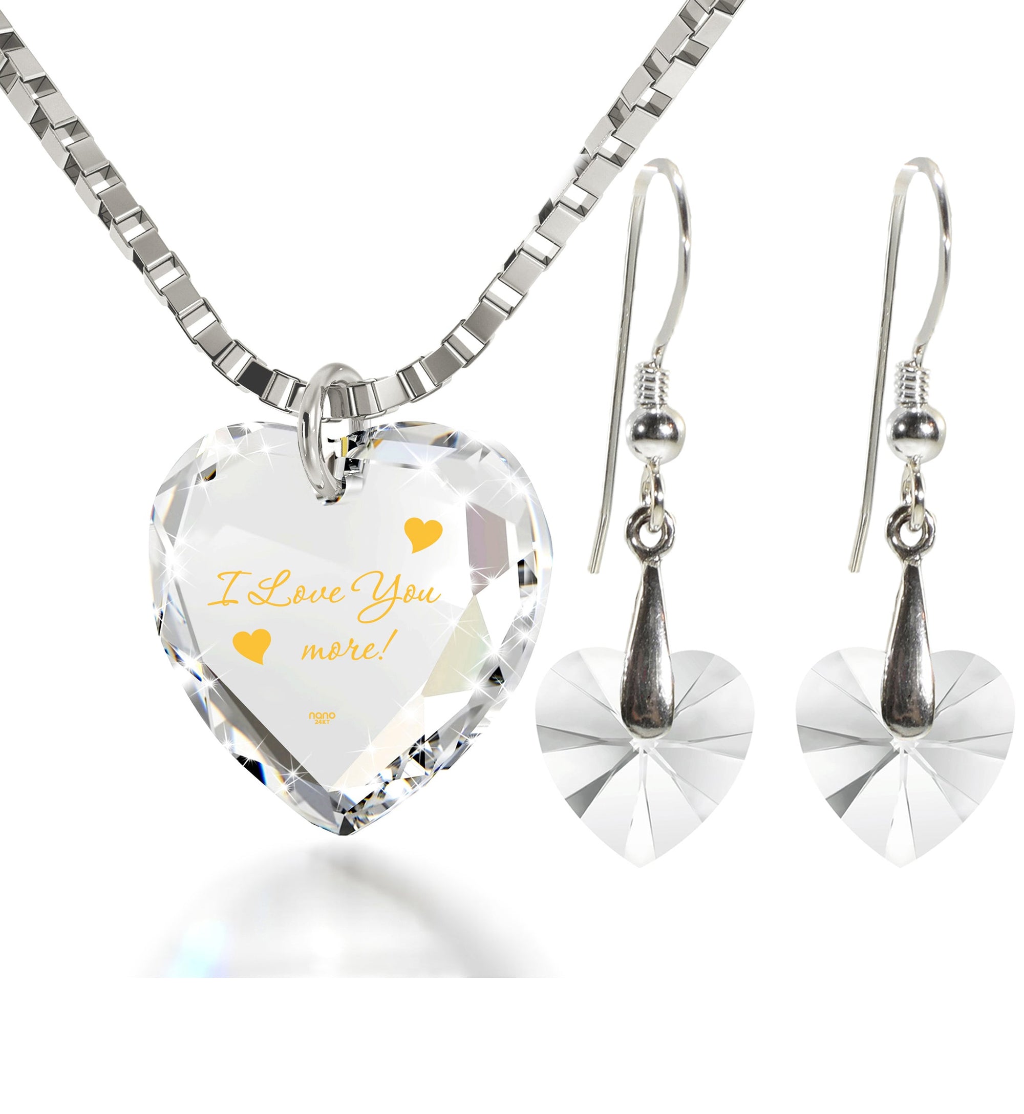 Tiny Heart Jewelry Set 24k Gold - fydaskepas