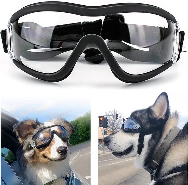 Adjustable Strap Dog Eye Protection Goggles - fydaskepas