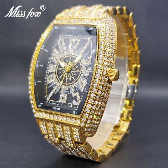 Iced Out Watch For Men - fydaskepas