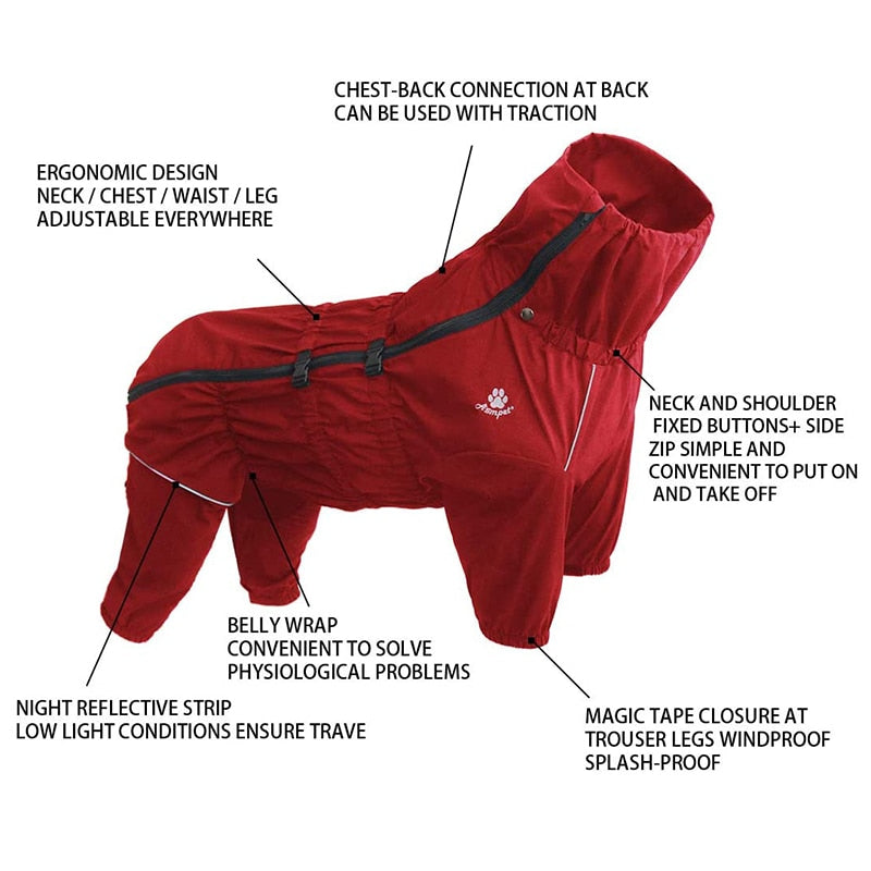 Outdoor Waterproof Dog Coat - fydaskepas