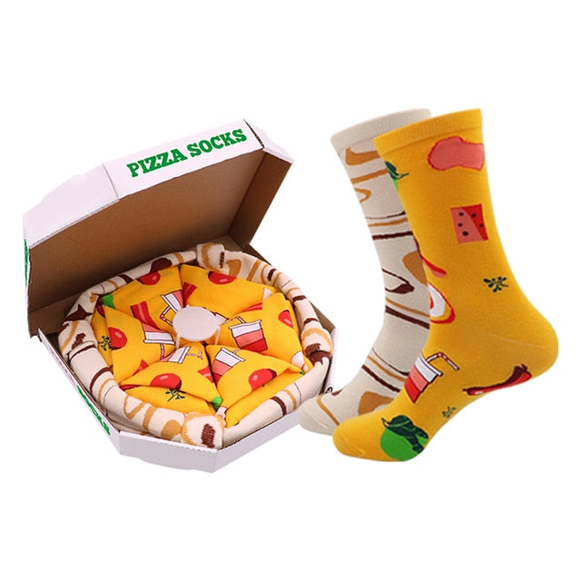 Personalized Pizza Sushi Women Socks - fydaskepas