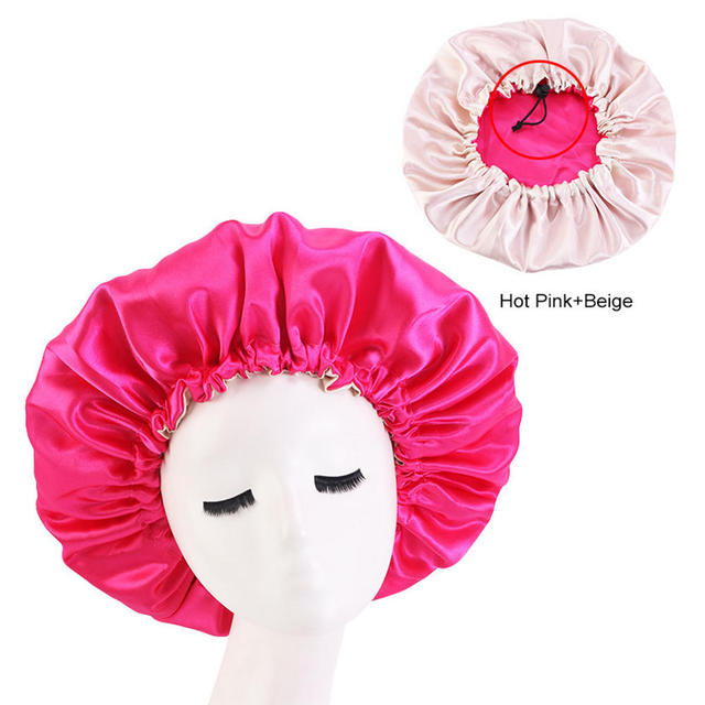 Women Satin Sleeping / Shower Cap - fydaskepas