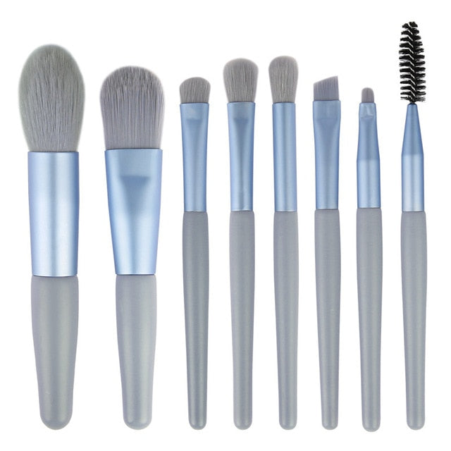 8Pcs Makeup Brushes Set - fydaskepas