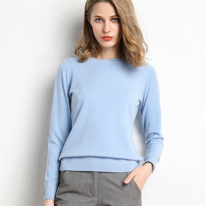 Knitted Pullover Women Sweater - fydaskepas