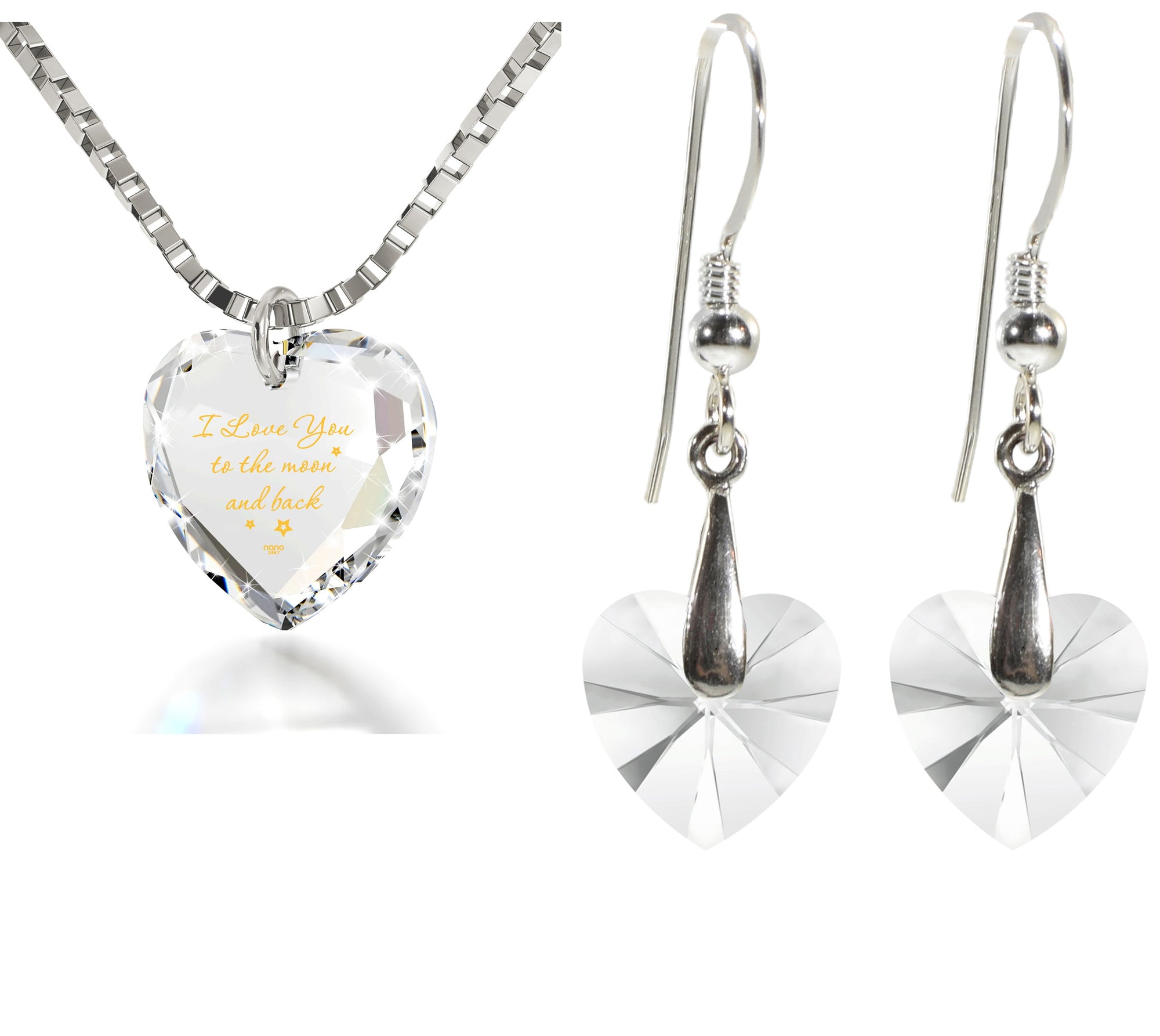 Tiny Heart Jewelry Set 24k Gold - fydaskepas