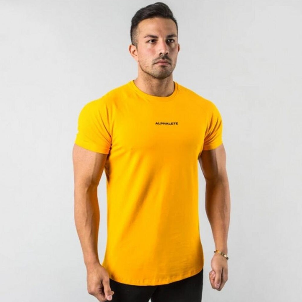 Men Fitted Gym T-Shirt - fydaskepas