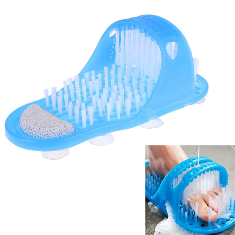Plastic Bath Shower Feet Massage Slippers - fydaskepas