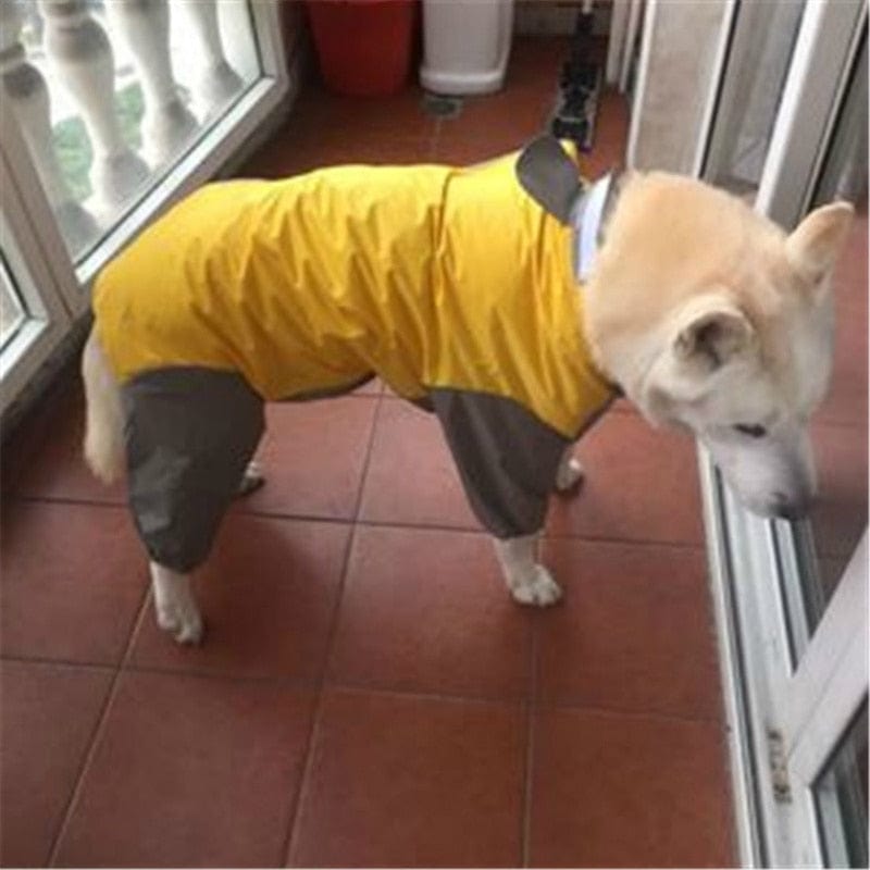 Dog Raincoat-Waterproof Jumpsuit - fydaskepas