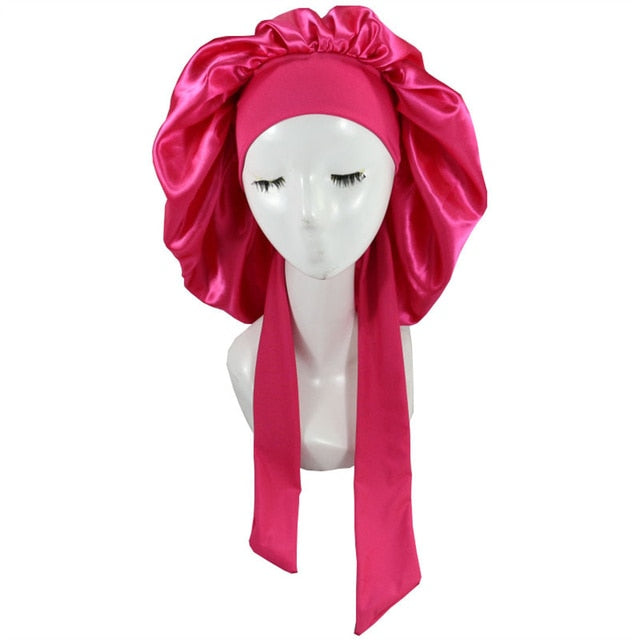 Women Satin Sleeping / Shower Cap - fydaskepas