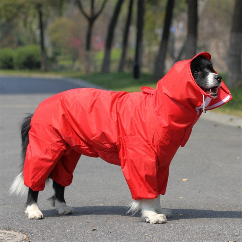 Dog Raincoat-Waterproof Jumpsuit - fydaskepas