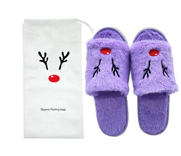 Women Christmas Slippers Plush Shoes - fydaskepas