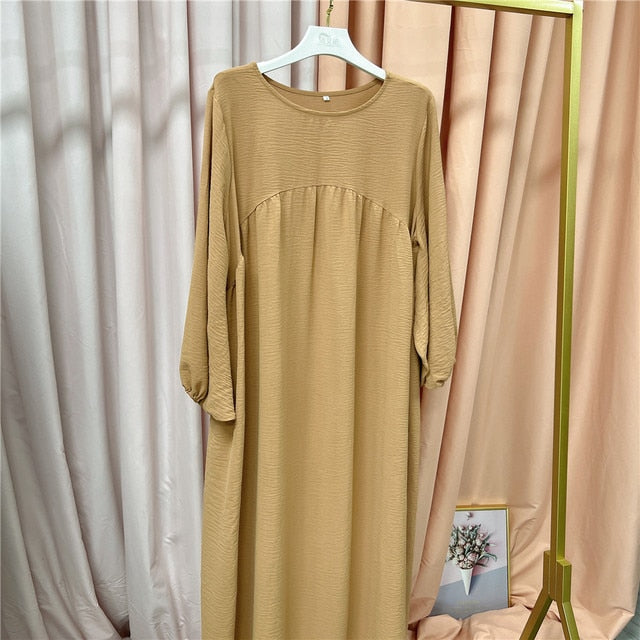 Solid Color Abayas for Women - fydaskepas