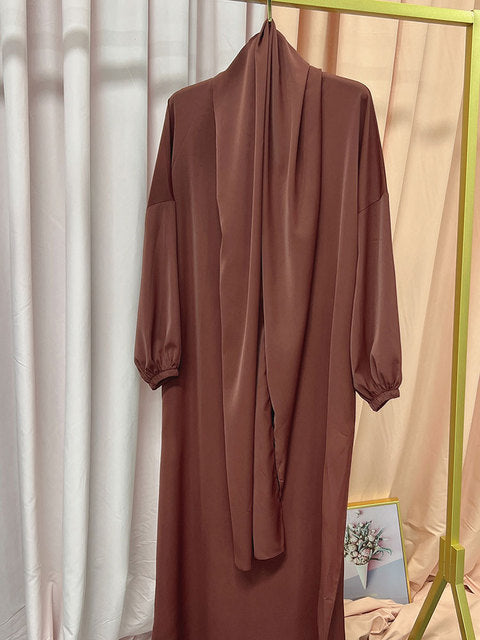 Hooded Abaya Long Dresses Women - fydaskepas