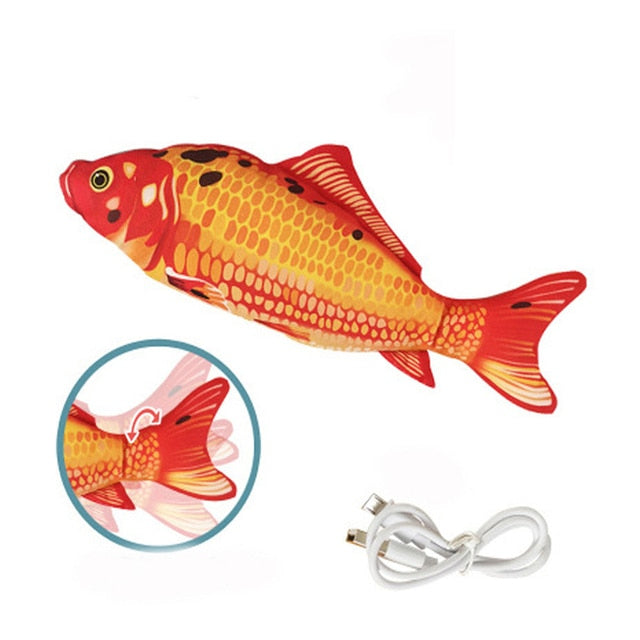 Pets Interactive Electronic Floppy Fish Toys - fydaskepas