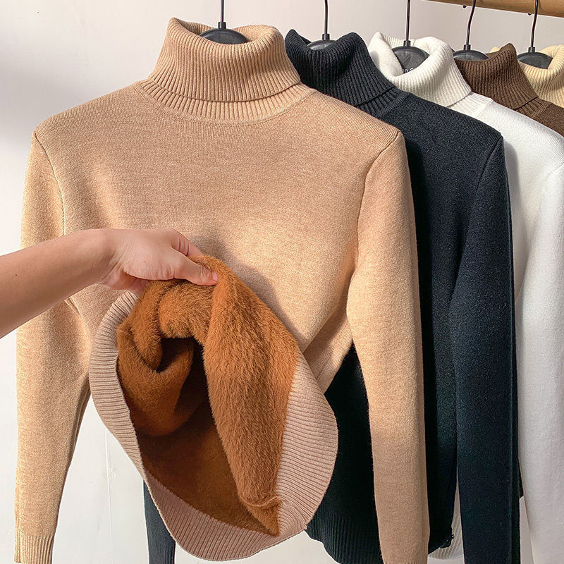 Women Turtleneck Autumn Winter Sweater - fydaskepas