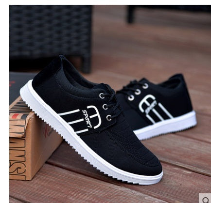 Men Canvas Shoes Trend Lace - fydaskepas