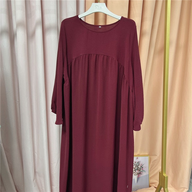 Solid Color Abayas for Women - fydaskepas