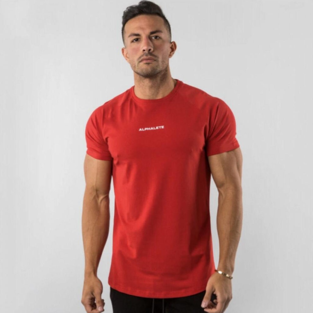 Men Fitted Gym T-Shirt - fydaskepas