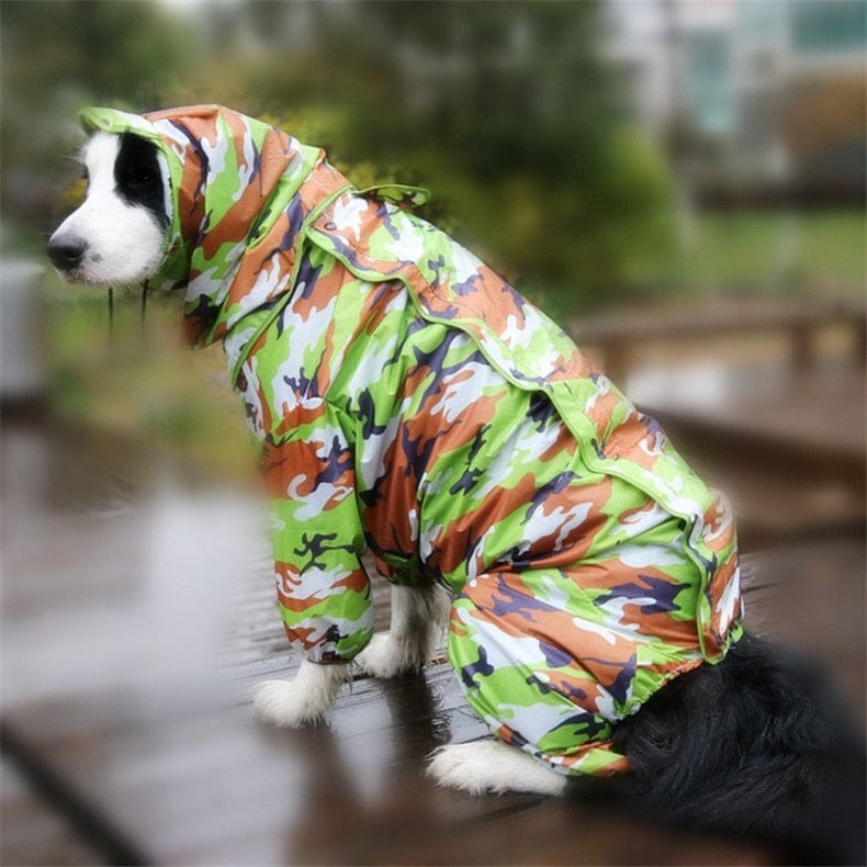 Dog Raincoat-Waterproof Jumpsuit - fydaskepas