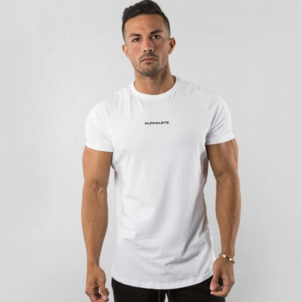 Men Fitted Gym T-Shirt - fydaskepas