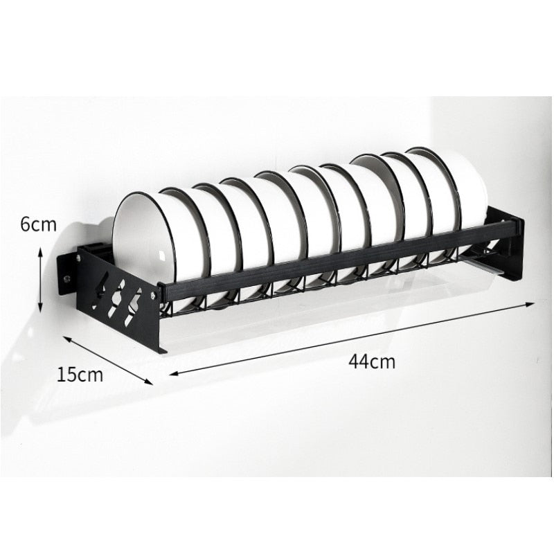 Kitchen Wall Mounted Dish Drying Rack - fydaskepas