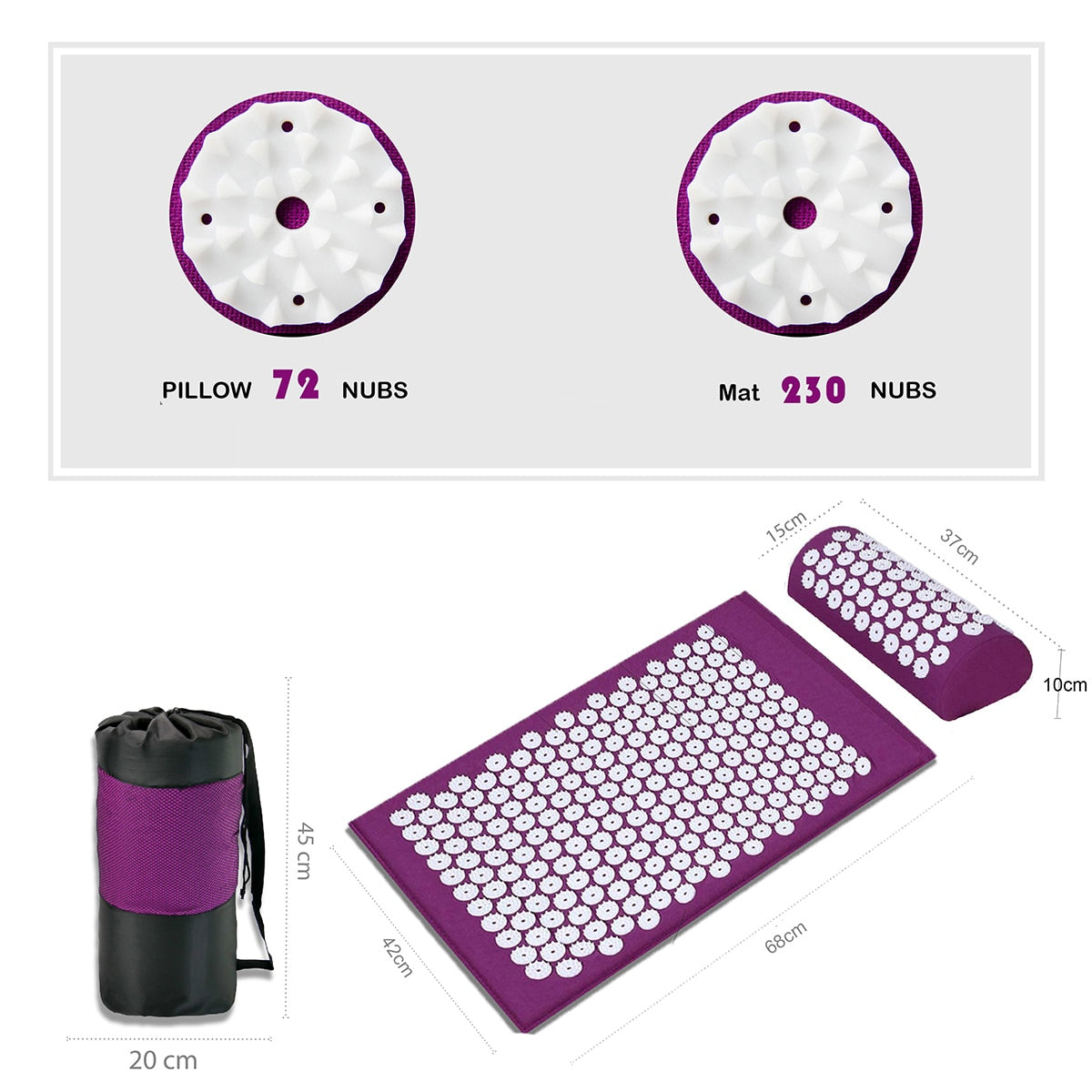 Acupressure Massage Mat - fydaskepas