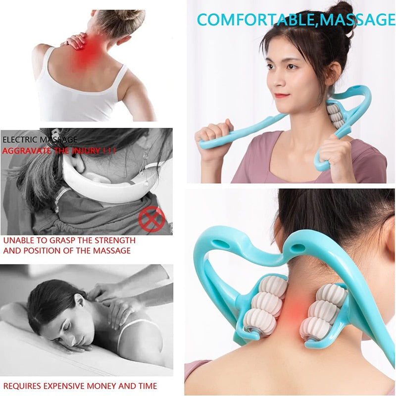 Manual Neck and Shoulder Massage Roller - fydaskepas