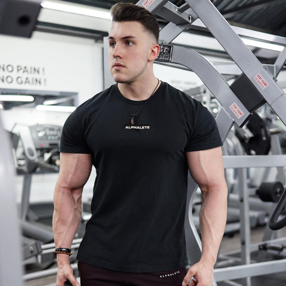 Men Fitted Gym T-Shirt - fydaskepas