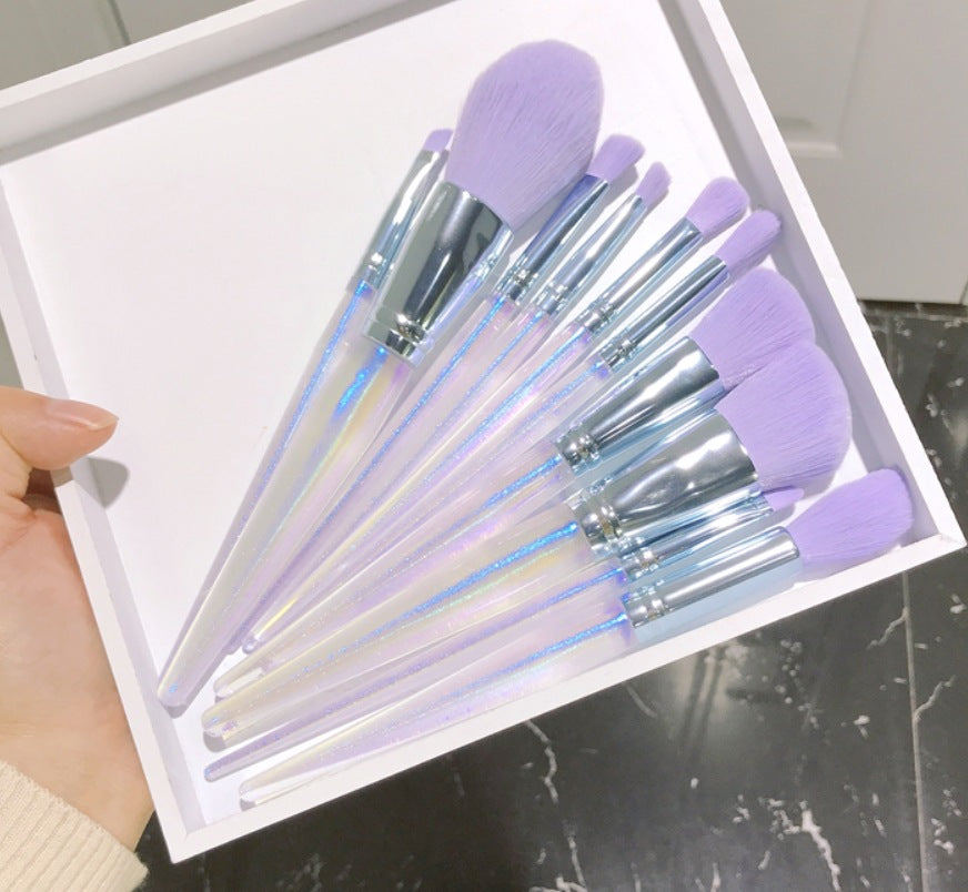 Purple Makeup Brush Set - fydaskepas