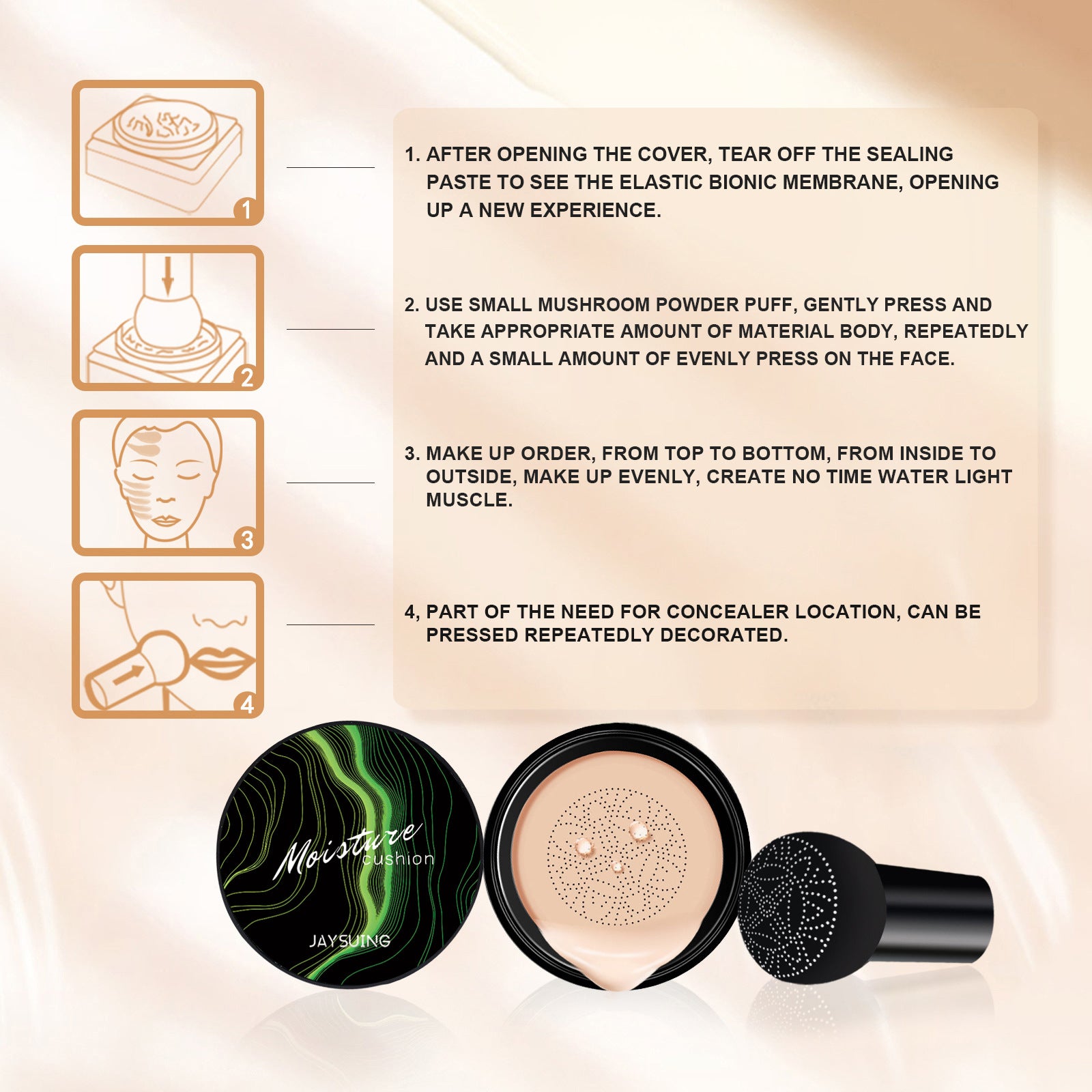 Moisturizing Cream Concealer Makeup - fydaskepas