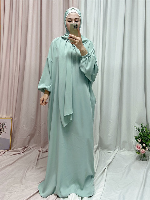 Hooded Abaya Long Dresses Women - fydaskepas