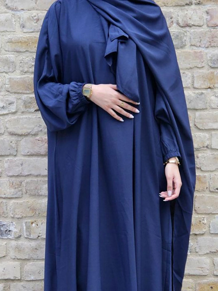 Hooded Abaya Long Dresses Women - fydaskepas