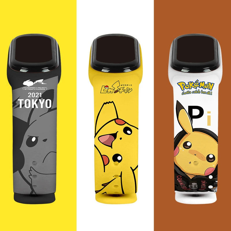 Pokémon Pikachu Printed Electronic Watch - fydaskepas