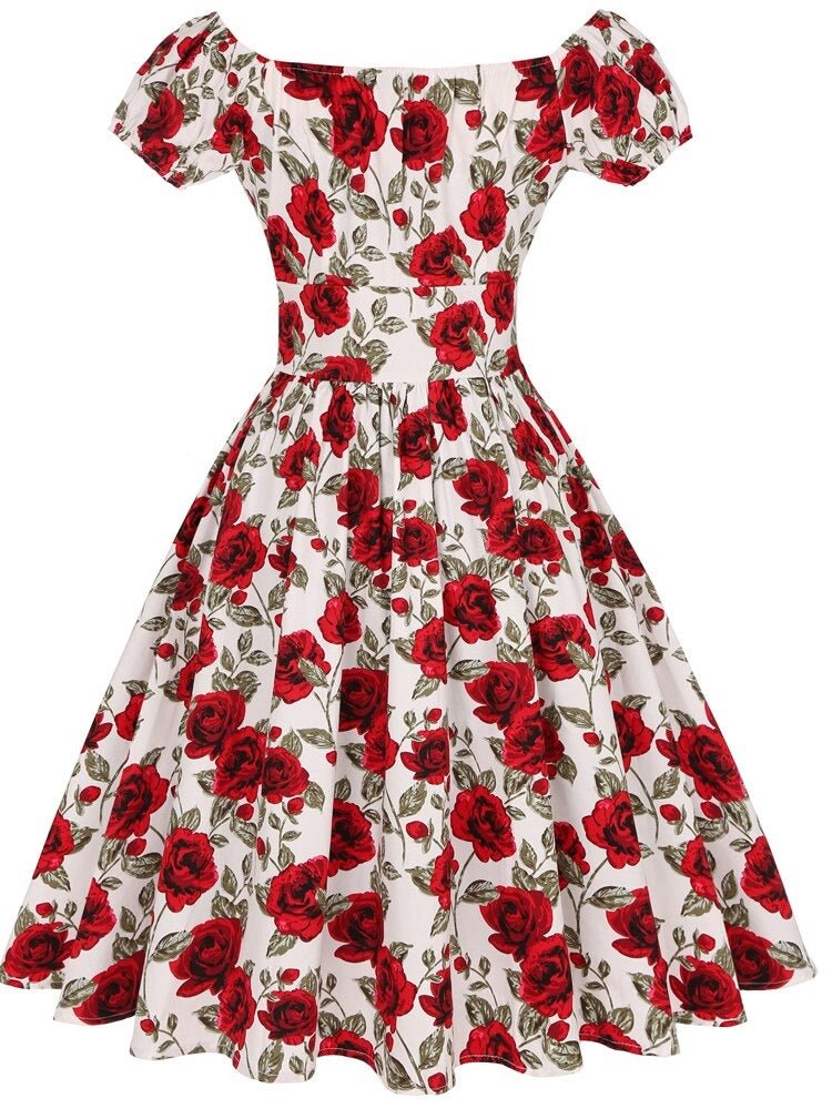 Rockabilly Women Swing Dress - fydaskepas