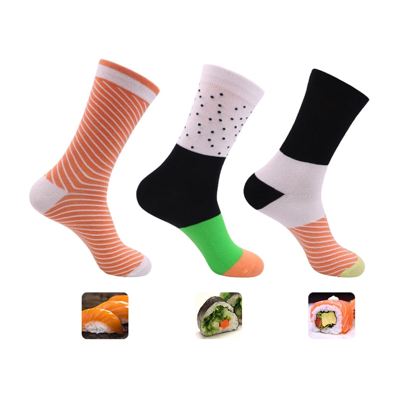 Personalized Pizza Sushi Women Socks - fydaskepas