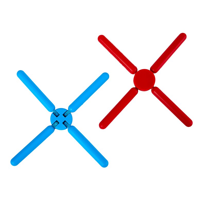 Kitchen Utility Foldable Cross Silicone Trivets - fydaskepas