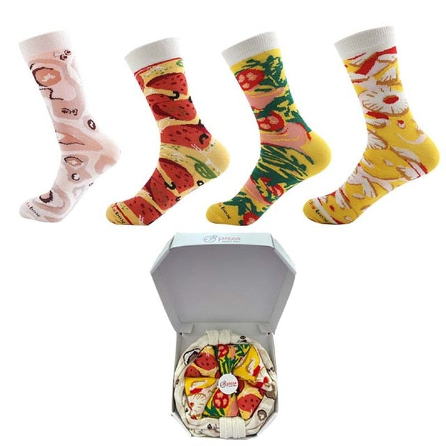 Personalized Pizza Sushi Women Socks - fydaskepas