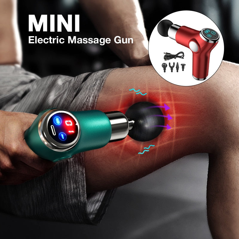 LCD Electric Massage Gun - fydaskepas