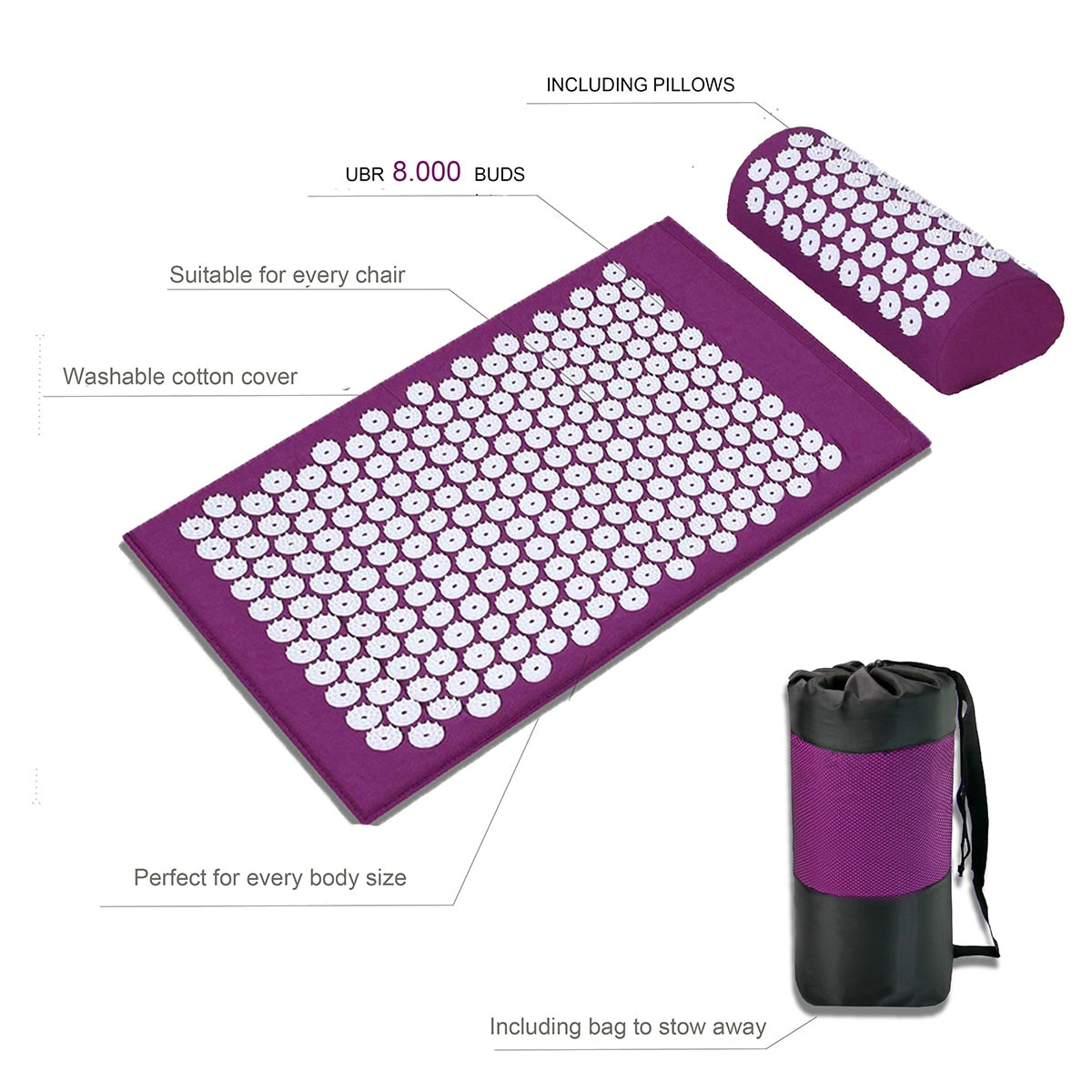 Acupressure Massage Mat - fydaskepas