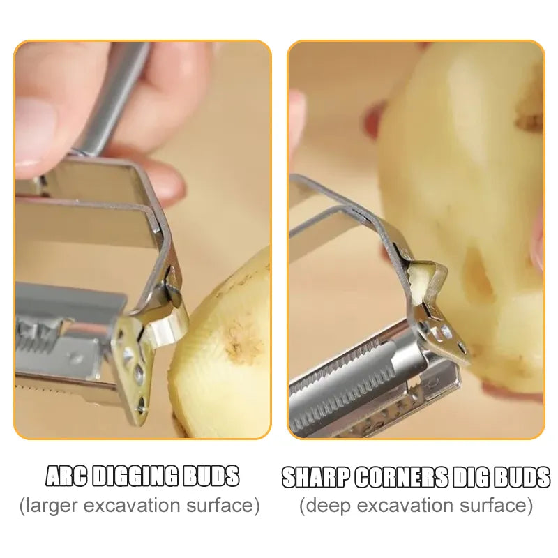 Stainless Steel Kitchen Vegetable Peeler - fydaskepas