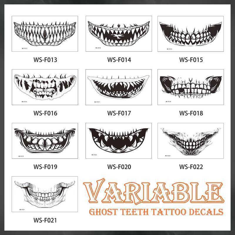 Halloween Tattoo Makeup Sticker - fydaskepas