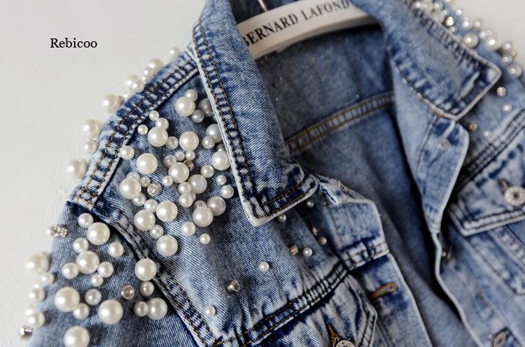 Pearl Casual Denim Jacket for Women - fydaskepas