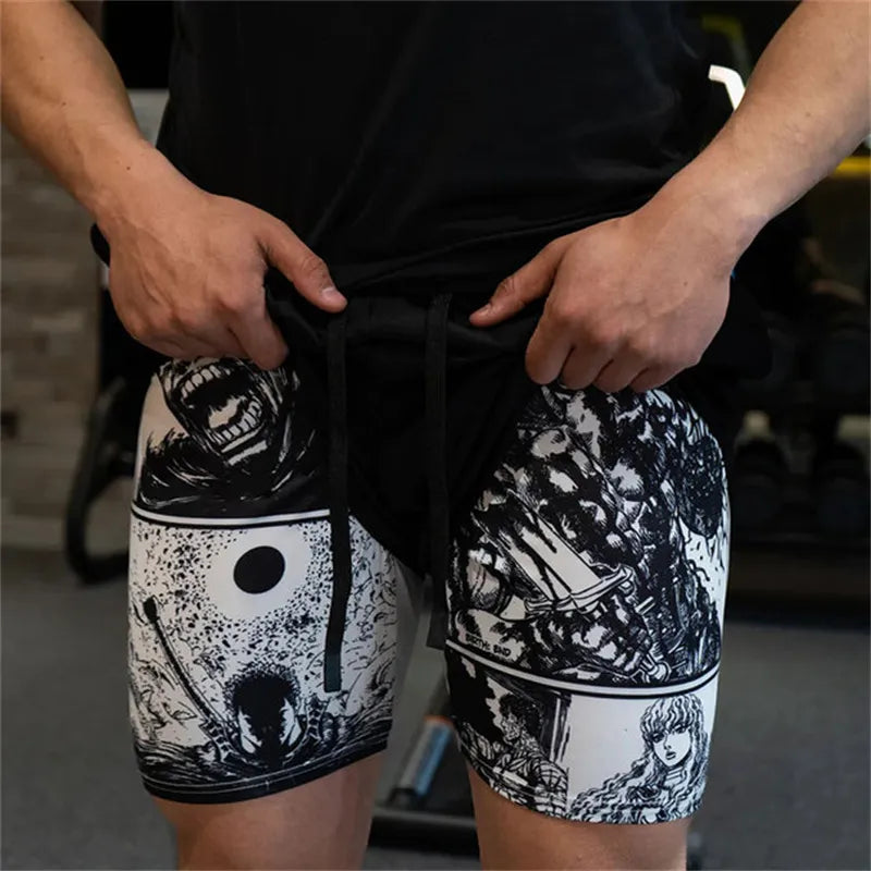 2 in-1 Compression Shorts for Men - fydaskepas